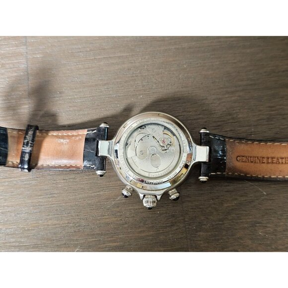 Steinhausen TW391 Automatic Moonphase Wrist Watch Extra Band WORKING - Picture 2 of 3